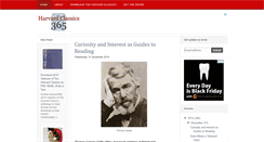 Desktop Screenshot of harvardclassics365.com